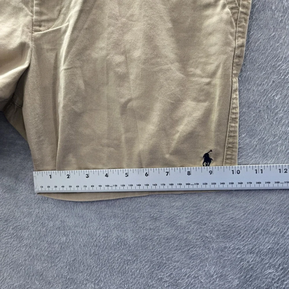 Polo Ralph Lauren Boy Shorts 20 Khaki Embroidered Chino Golf Performance 6
